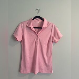 Nike Golf DRI-FIT Women’s Pink Short Sleeve Polo Size M